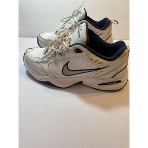 Men's Nike Air Monarch IV Running/Training Shoes White Size 12 D Full Length Air